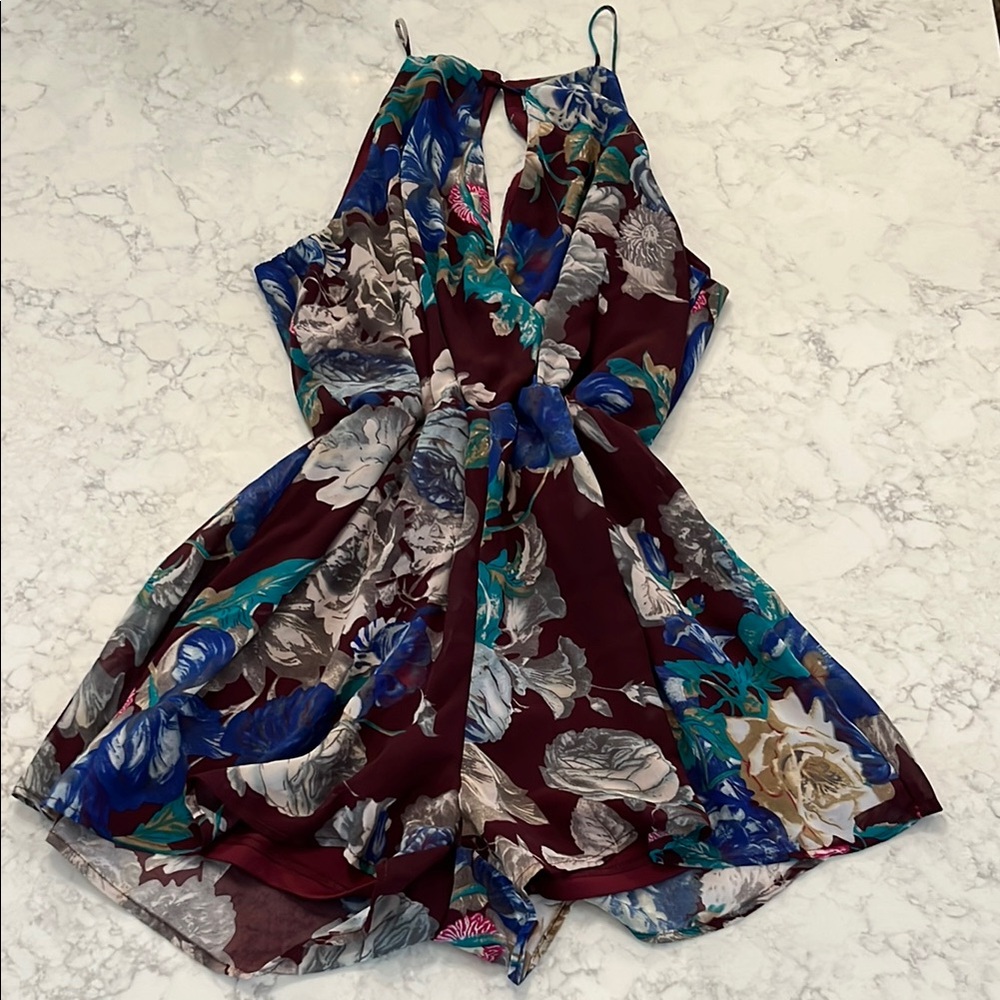 Floral Multicolor Romper